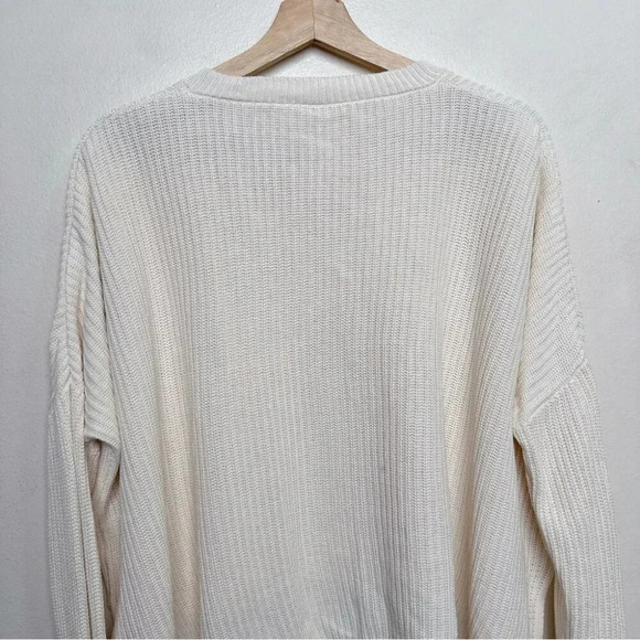 Emma Knudsen Womens XS Ribbed Kate Sweater In White - Picture 14 of 16